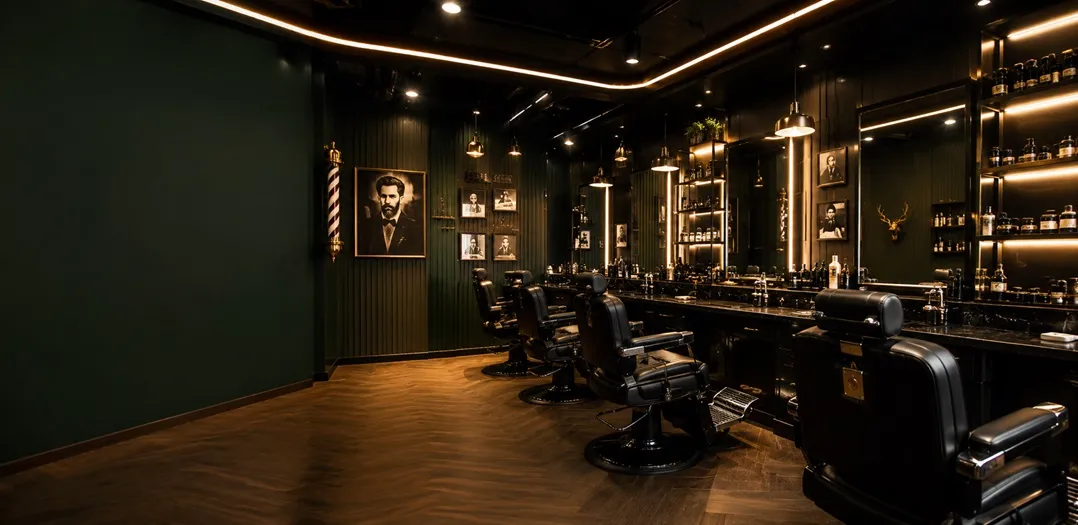 Corte terminado en Green Barber Studio, barbería en Mineral de la Reforma
